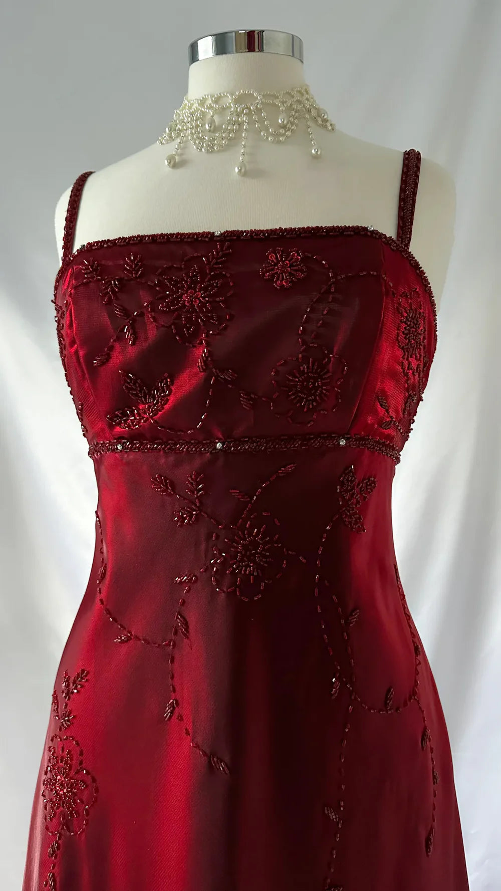 ROBE DOS NU ROUGE