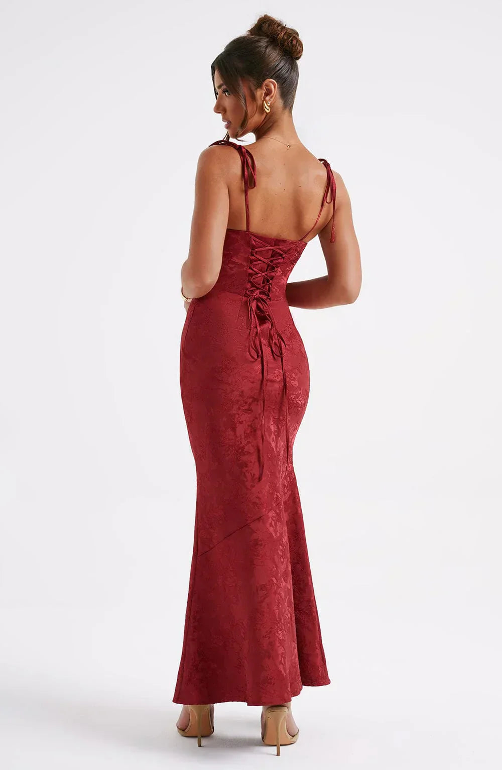 Robe longue Isabella - Rouge